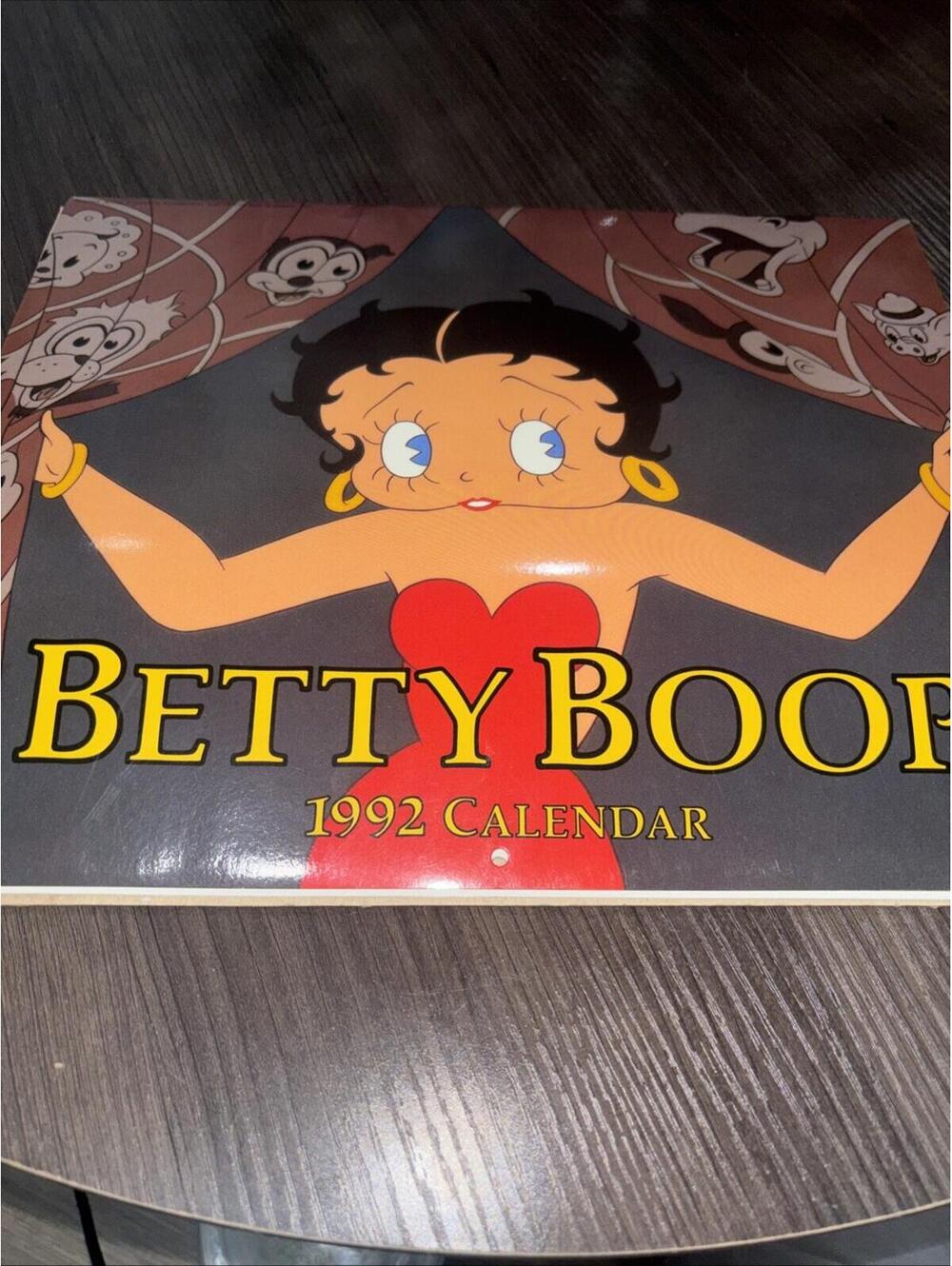Betty Boop 1992 Calendar.. Gently Used, Very Good Condition.